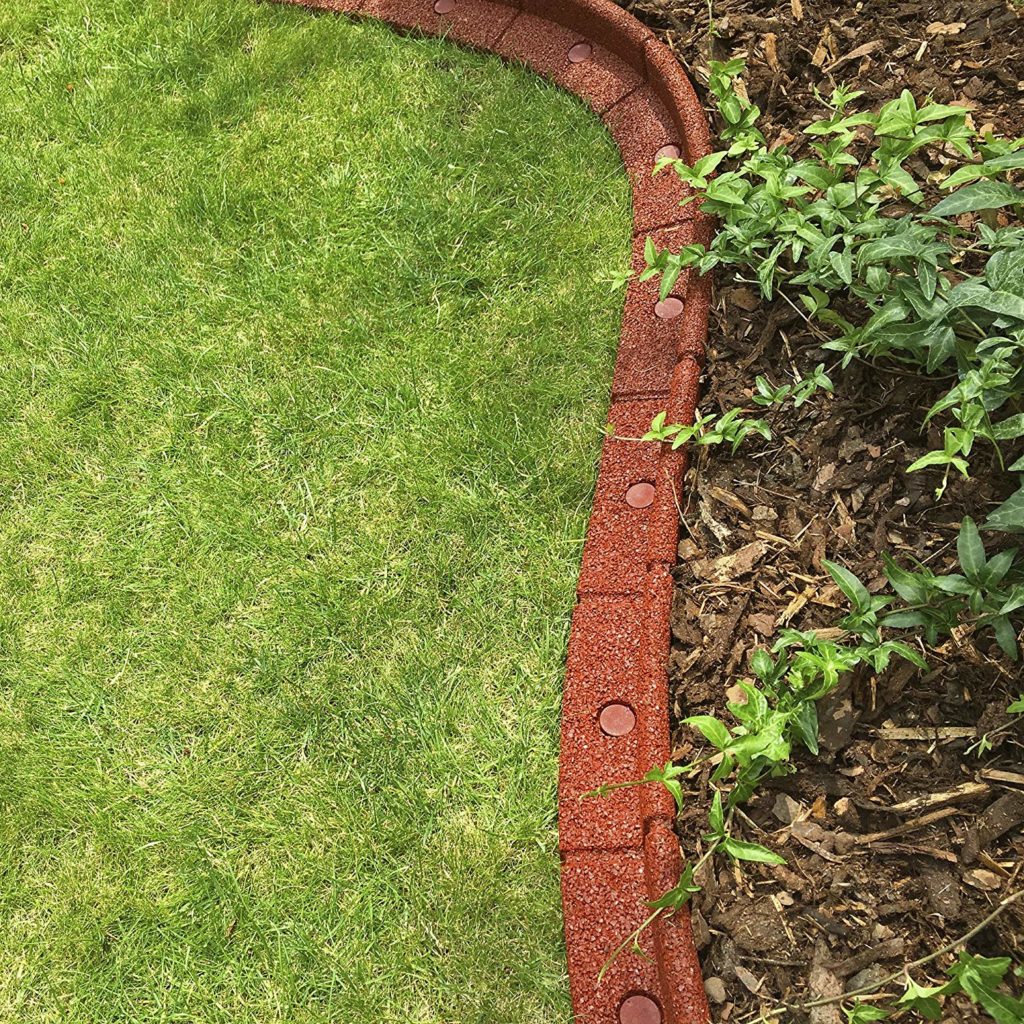 Flexicurve Scroll Design Garden Edging In Earth Ecologic Stylish